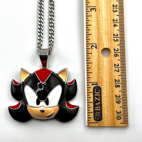 Stainless Steel Sonic's Shadow The Hedgehog Necklace - Picture 3 of 7